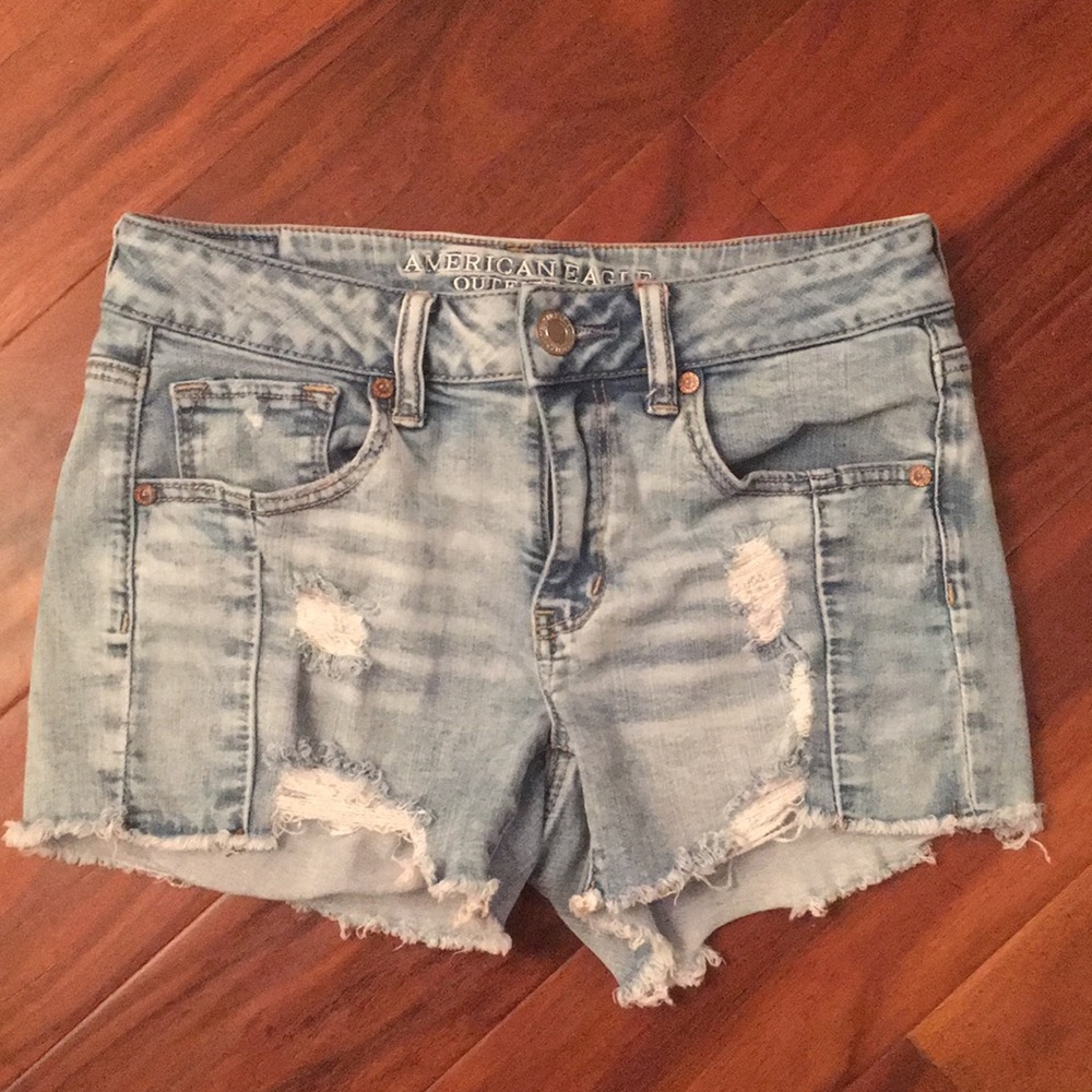 AEO Denim Midi Shorts